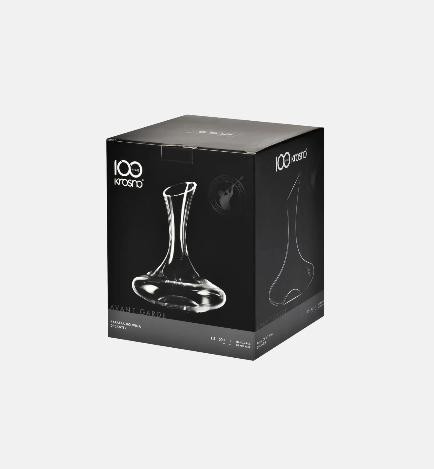 Krosno Avant-Garde vinkaraffel 1500 ml krystal