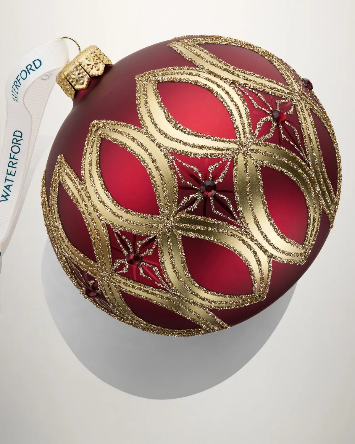 Waterford Holiday Heirlooms Infinity julekugle rød