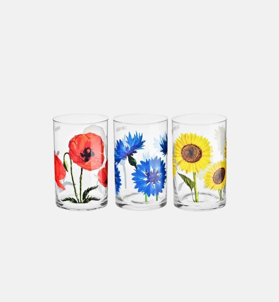Krosno Bloom drikkeglas 250 ml 6 stk blomster