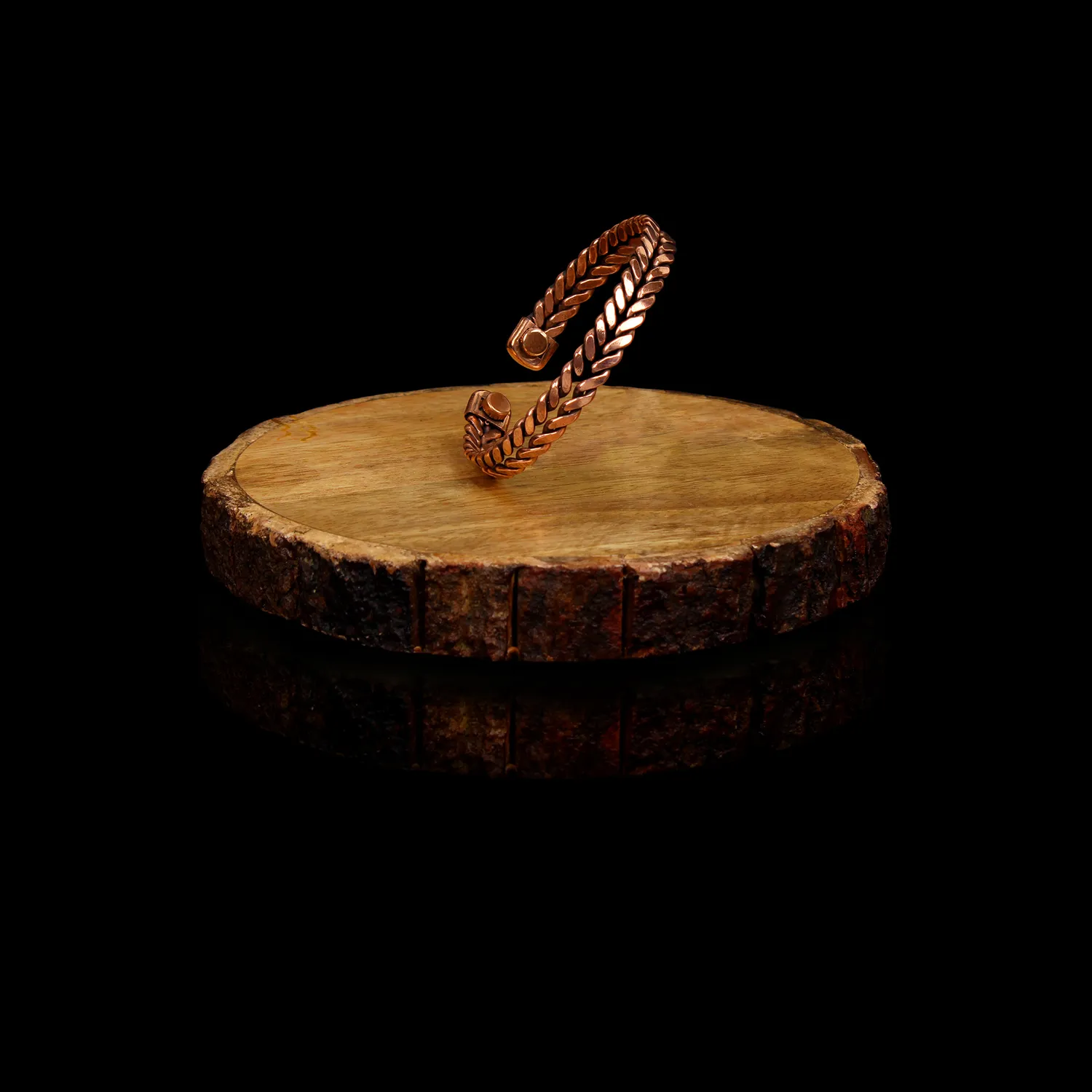El'Cobre Design 31 kobberarmbånd let gaveæske