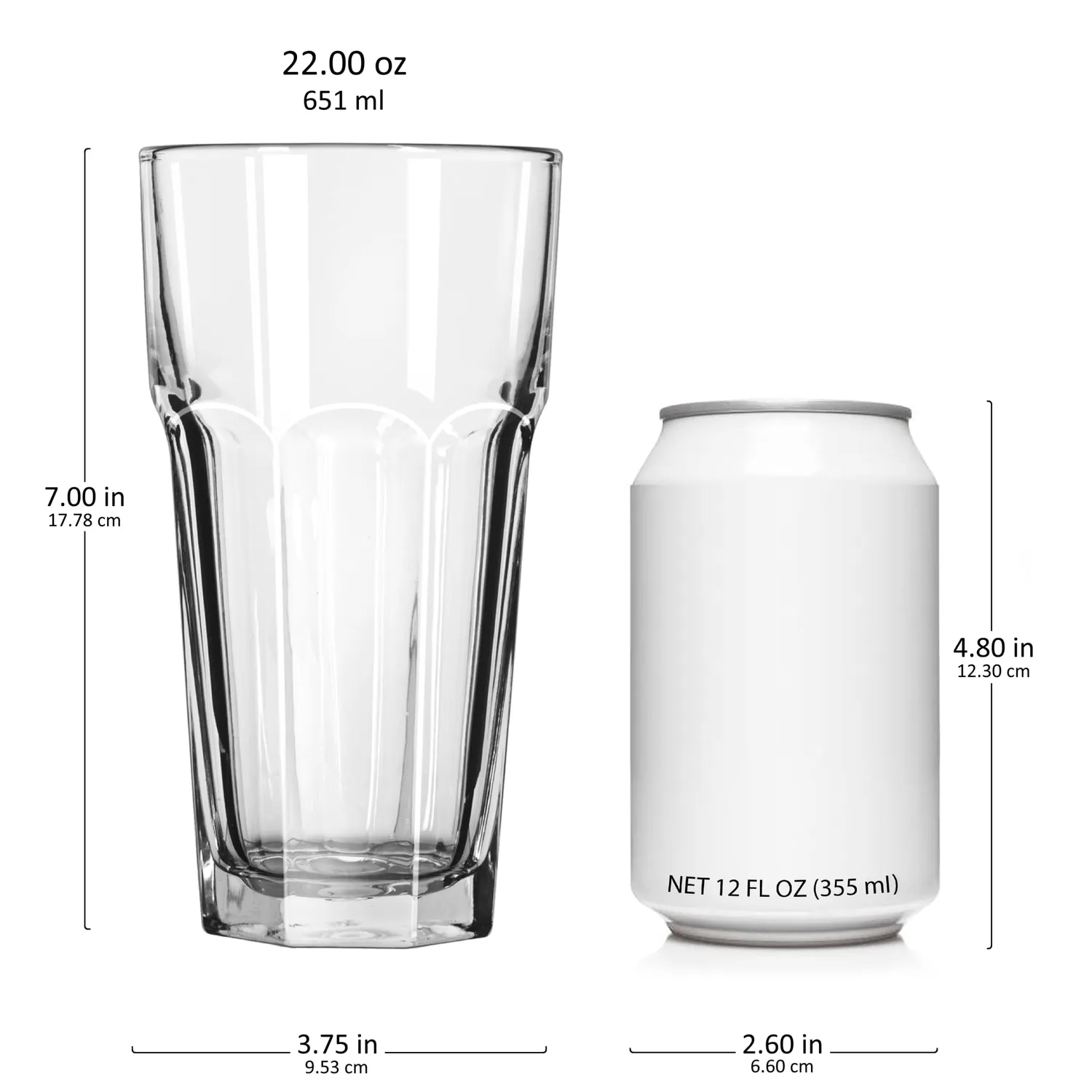 Libbey Gibraltar DuraTuff drikkeglas 12 stk 650 ml stærk