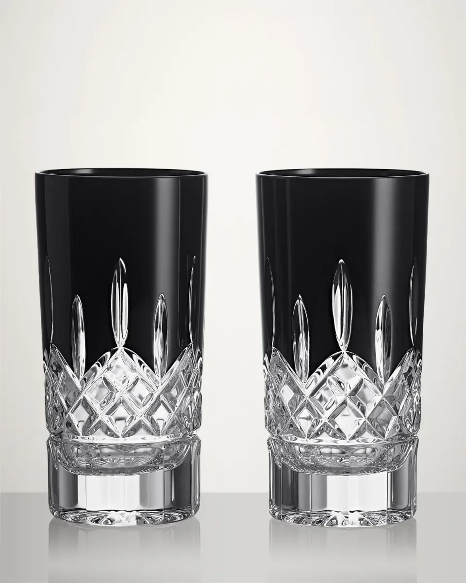 Waterford Lismore Black highballglas 2 stk sort