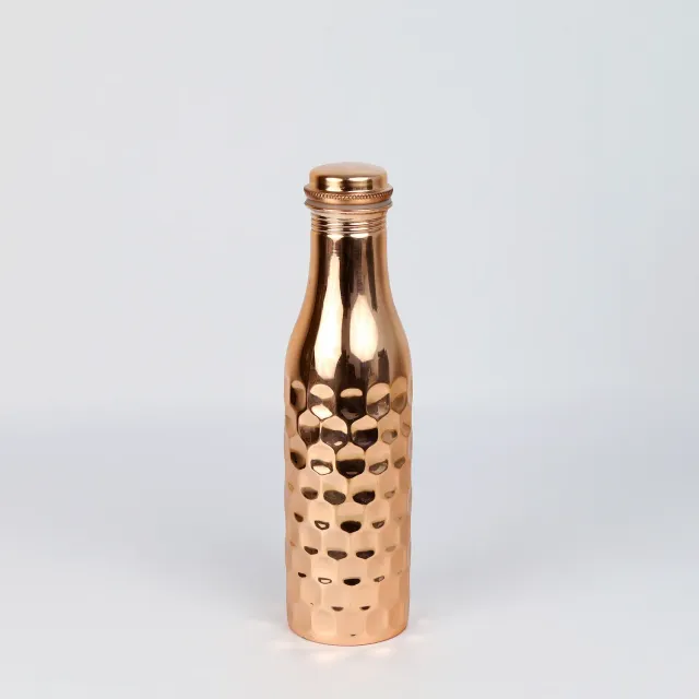 El'Cobre Rani Diamond kobberflaske 900 ml hamret