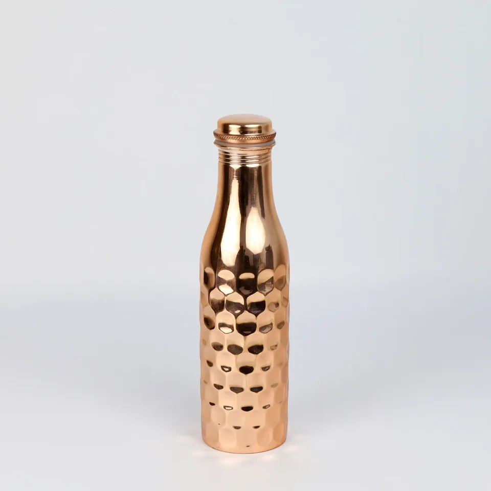 El'Cobre Rani Diamond kobberflaske 900 ml hamret