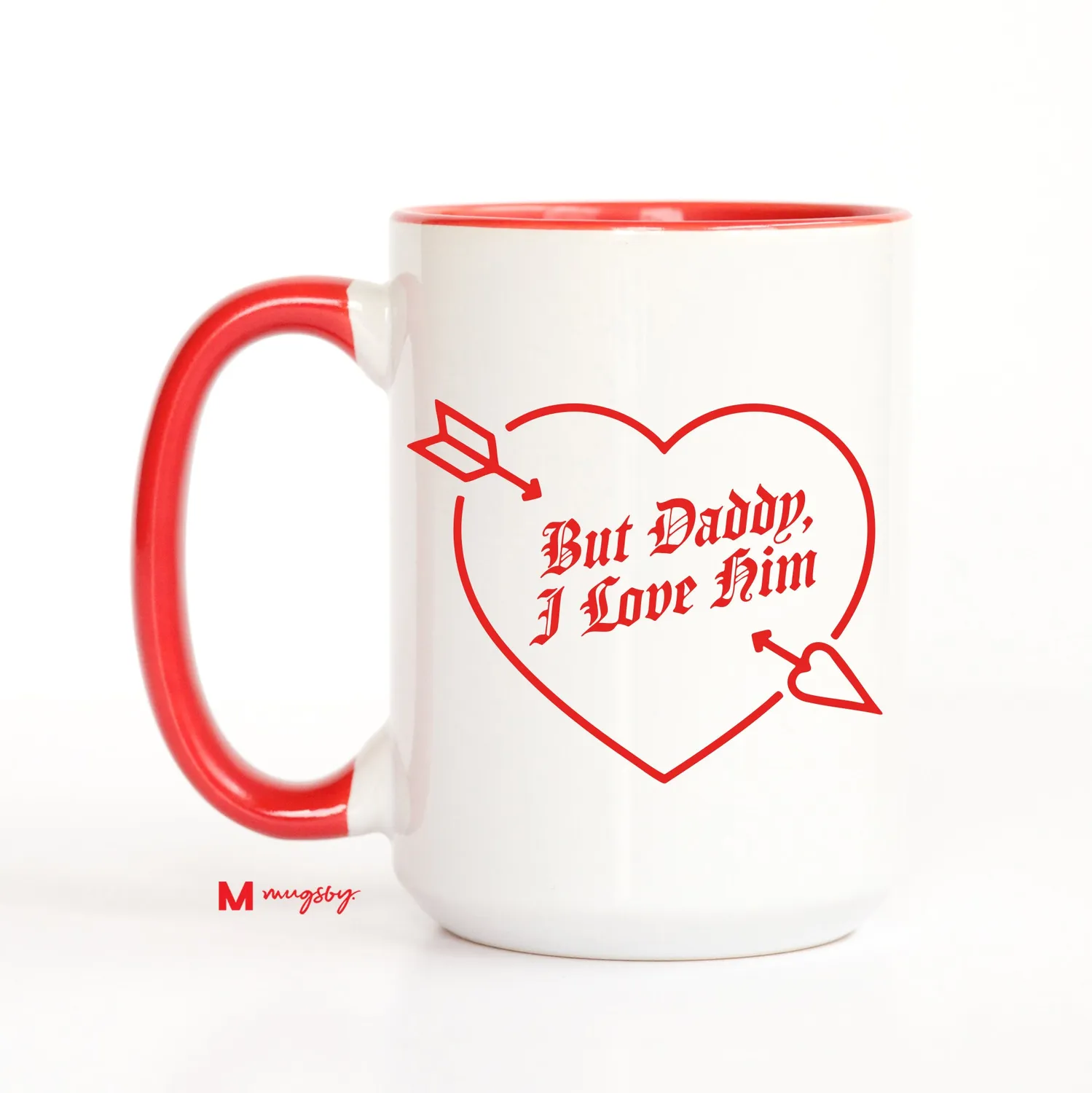 Mugsby But Daddy I Love Him krus 325 ml hvid