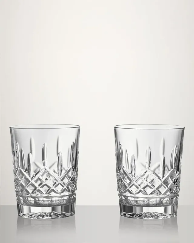 Waterford Lismore whiskyglas 2 stk slebet krystal