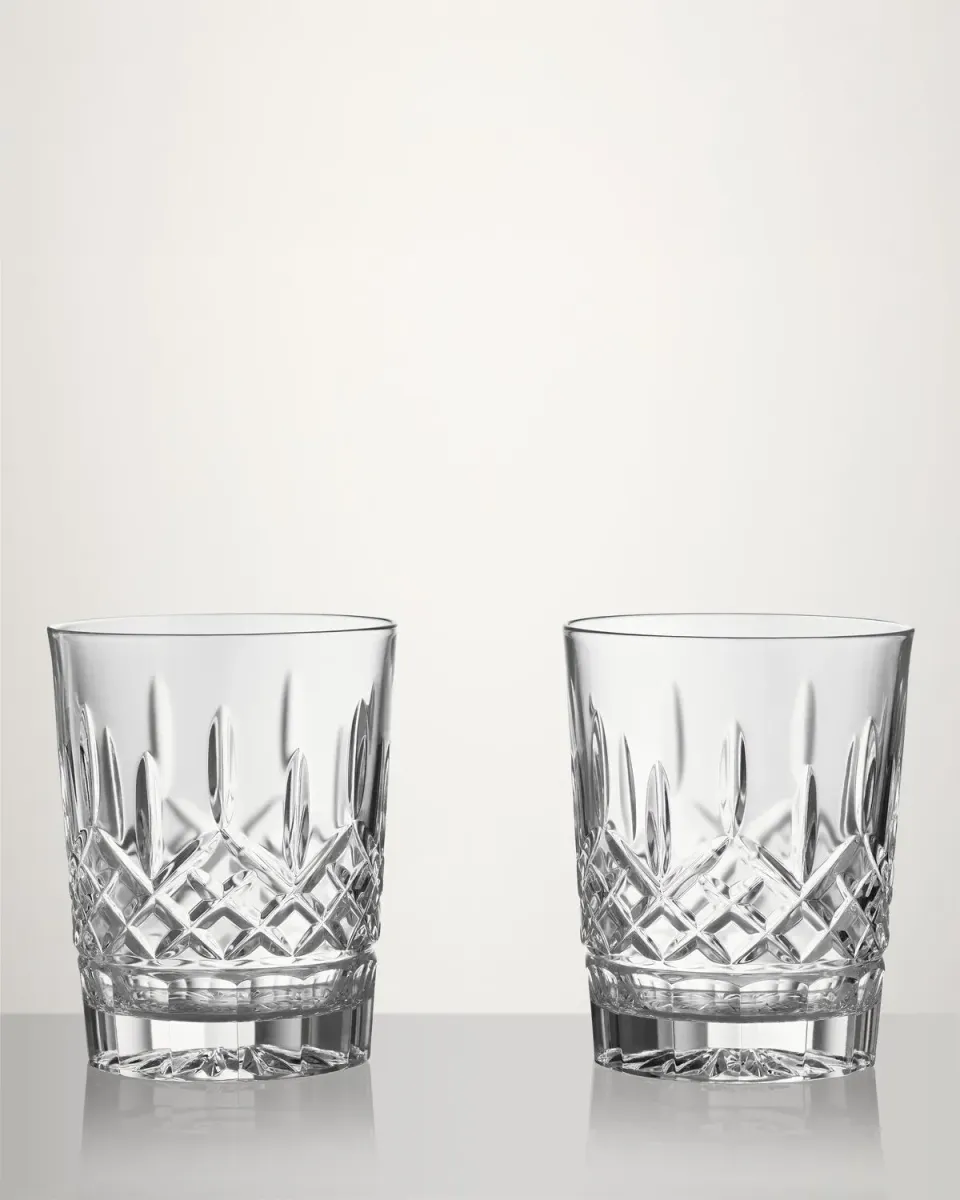 Waterford Lismore whiskyglas 2 stk slebet krystal