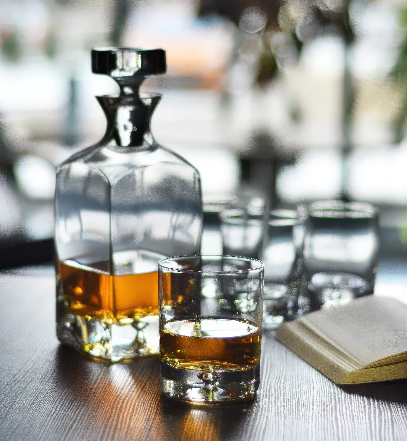 Krosno Legend whiskyglas 250 ml luftboble 2 stk