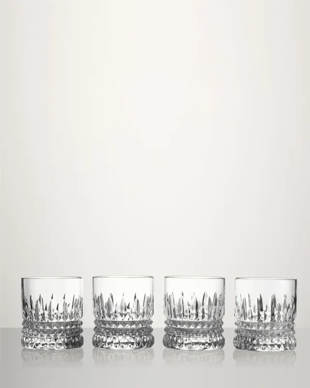 Waterford Lismore Diamond Mixed Straight Sided Tumbler 4 stk glas