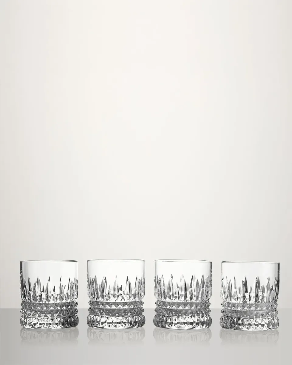 Waterford Lismore Diamond Mixed Straight Sided Tumbler 4 stk glas