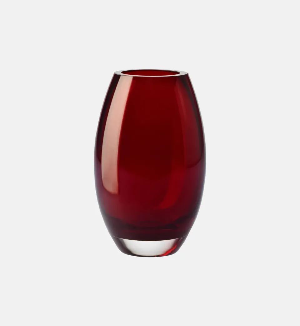Krosno Heritage Bullet vase 23,5 cm rubin