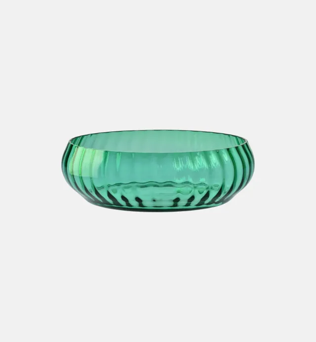 Krosno Heritage serveringsskål 36 cm smaragd krystal
