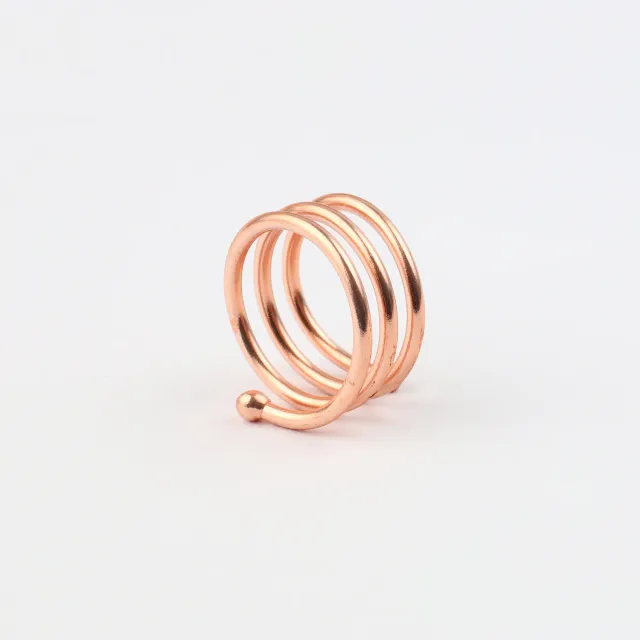 El'Cobre Design 24 kobberring spiral justerbar