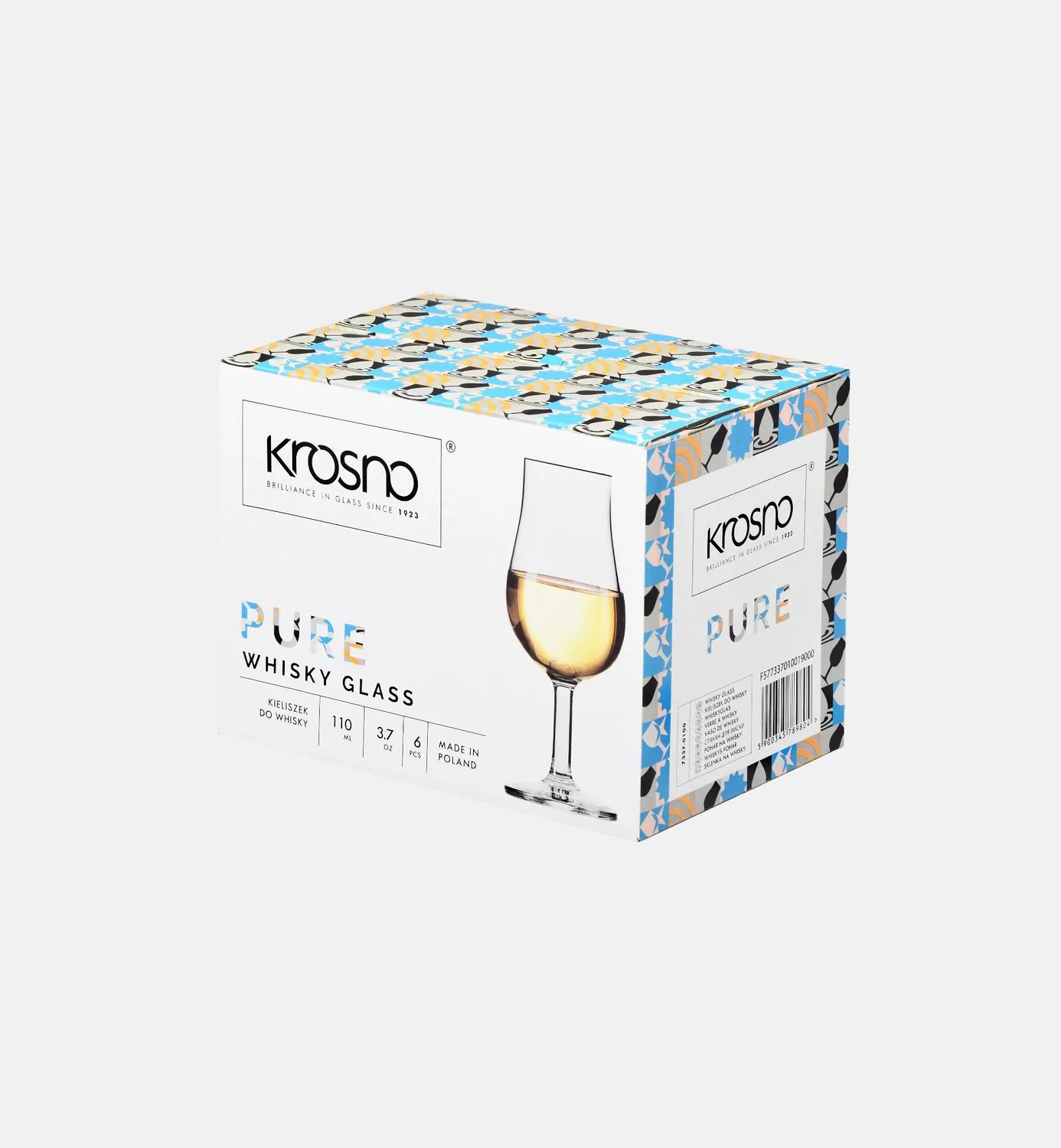 Krosno Pure whiskyglas 110 ml krystal