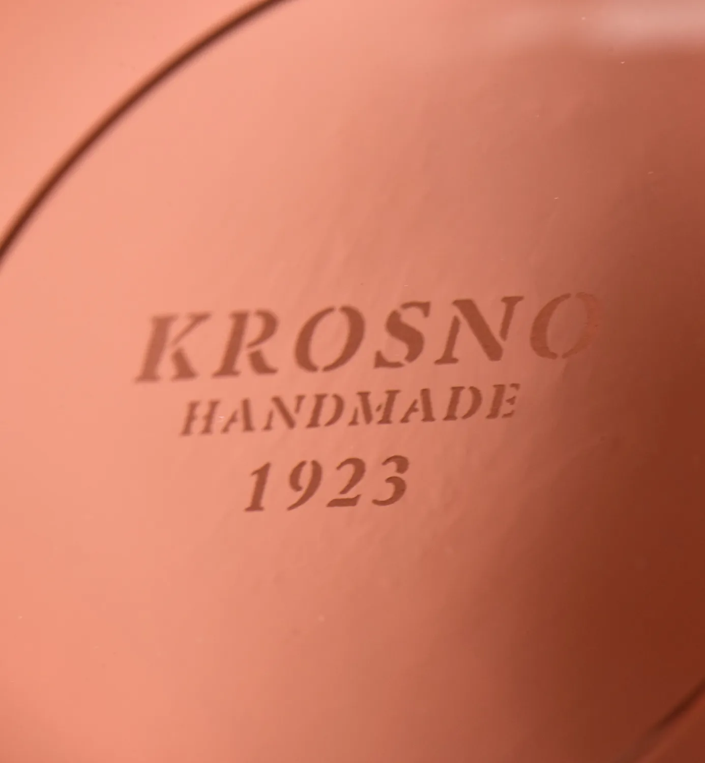 Krosno Lupina serveringsfad 45,3 cm bordeaux krystal