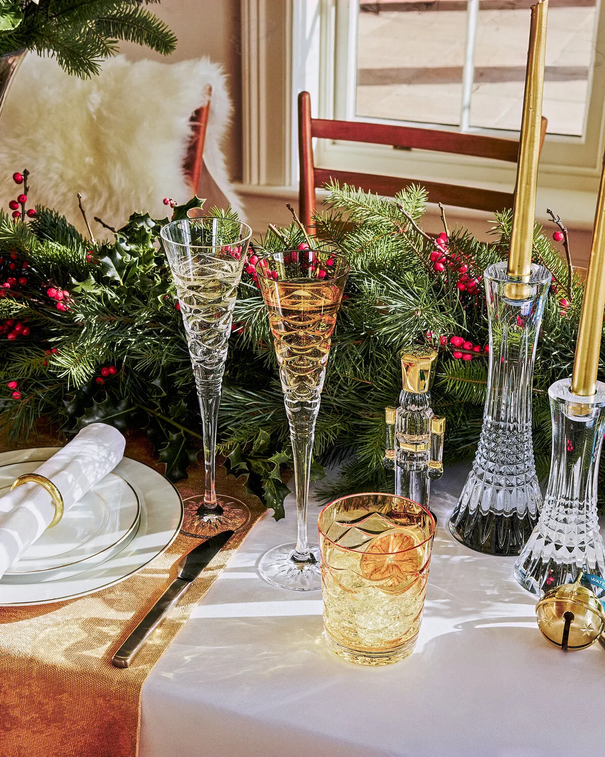 Waterford Winter Wonders Pinecone flute guld krystal