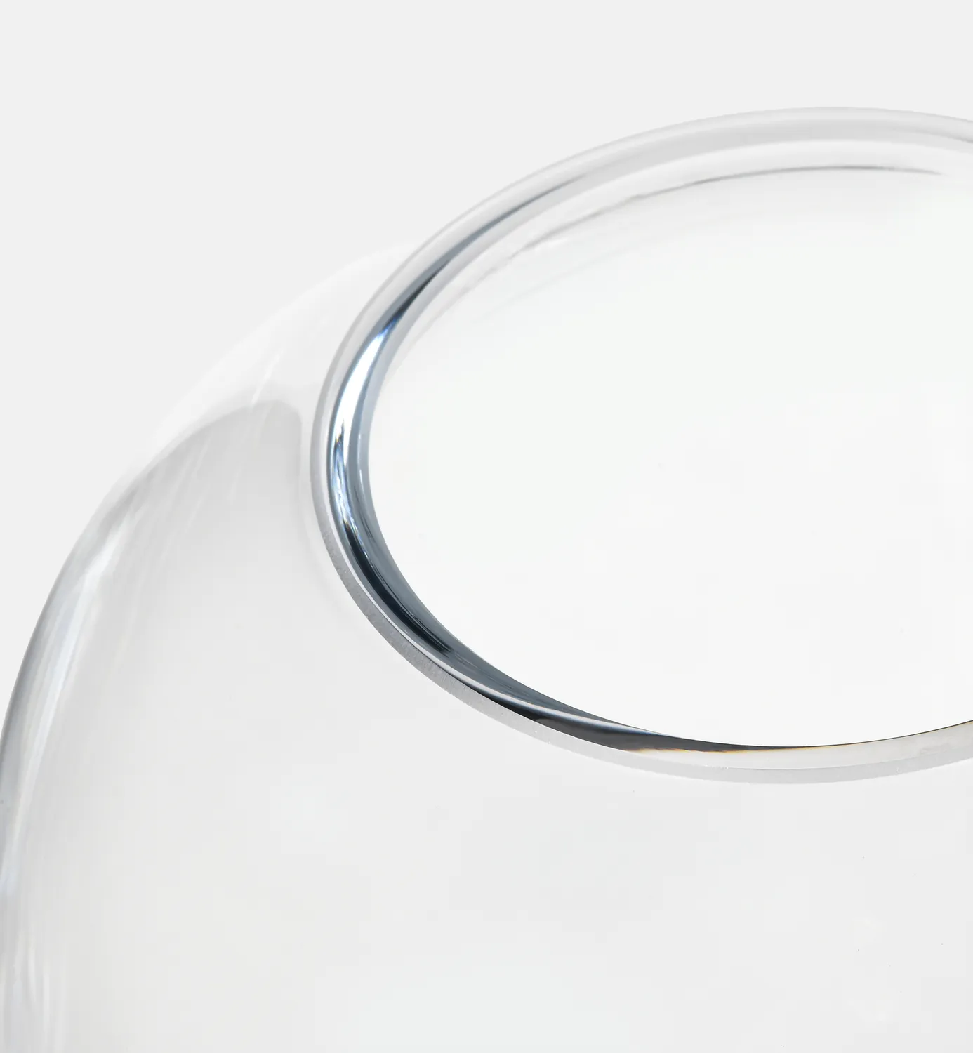 Krosno Gemstone vase 25 cm klart glas
