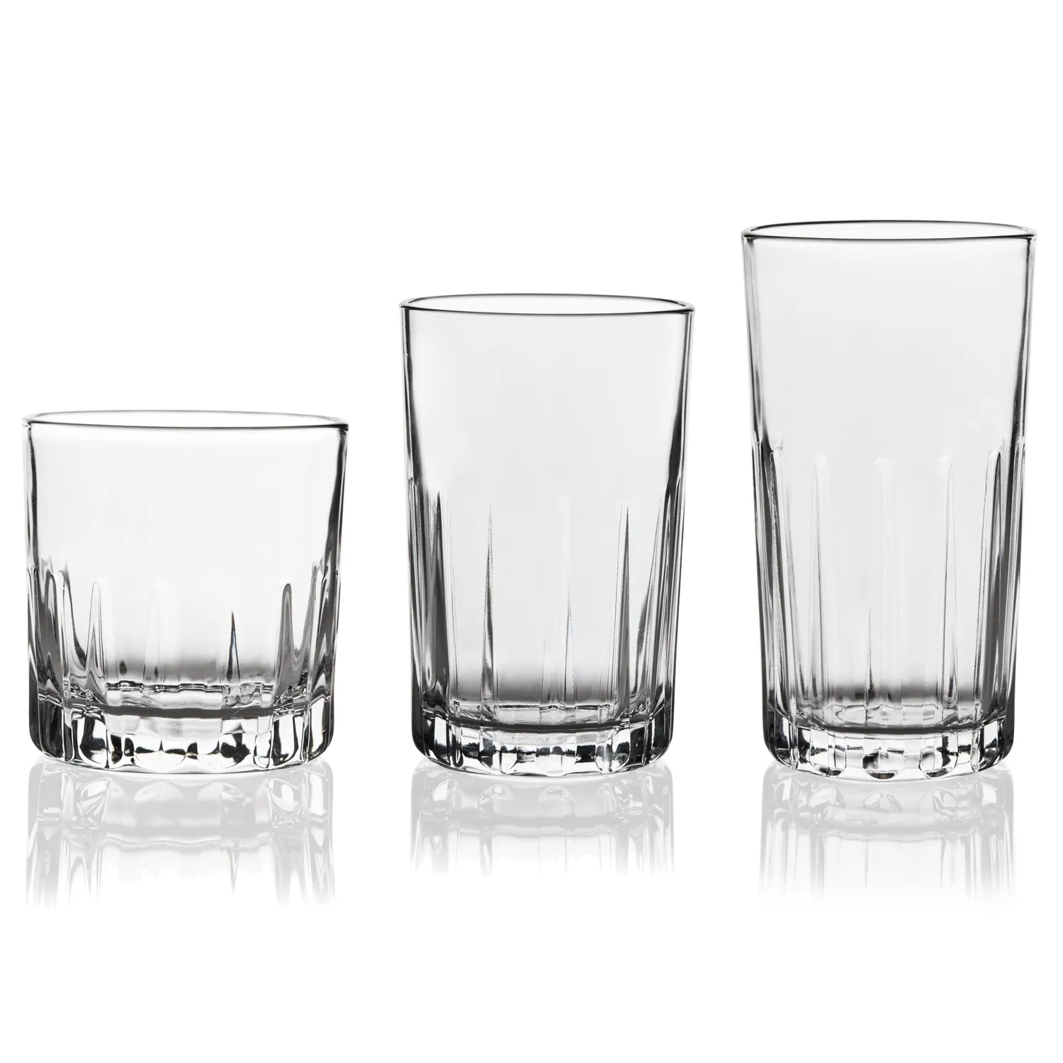 Libbey Brockton glassæt 24 dele klart glas til hverdag