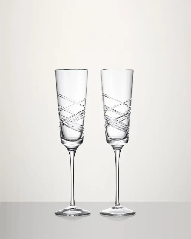 Waterford Aran Flute champagneglas 2 stk i krystal