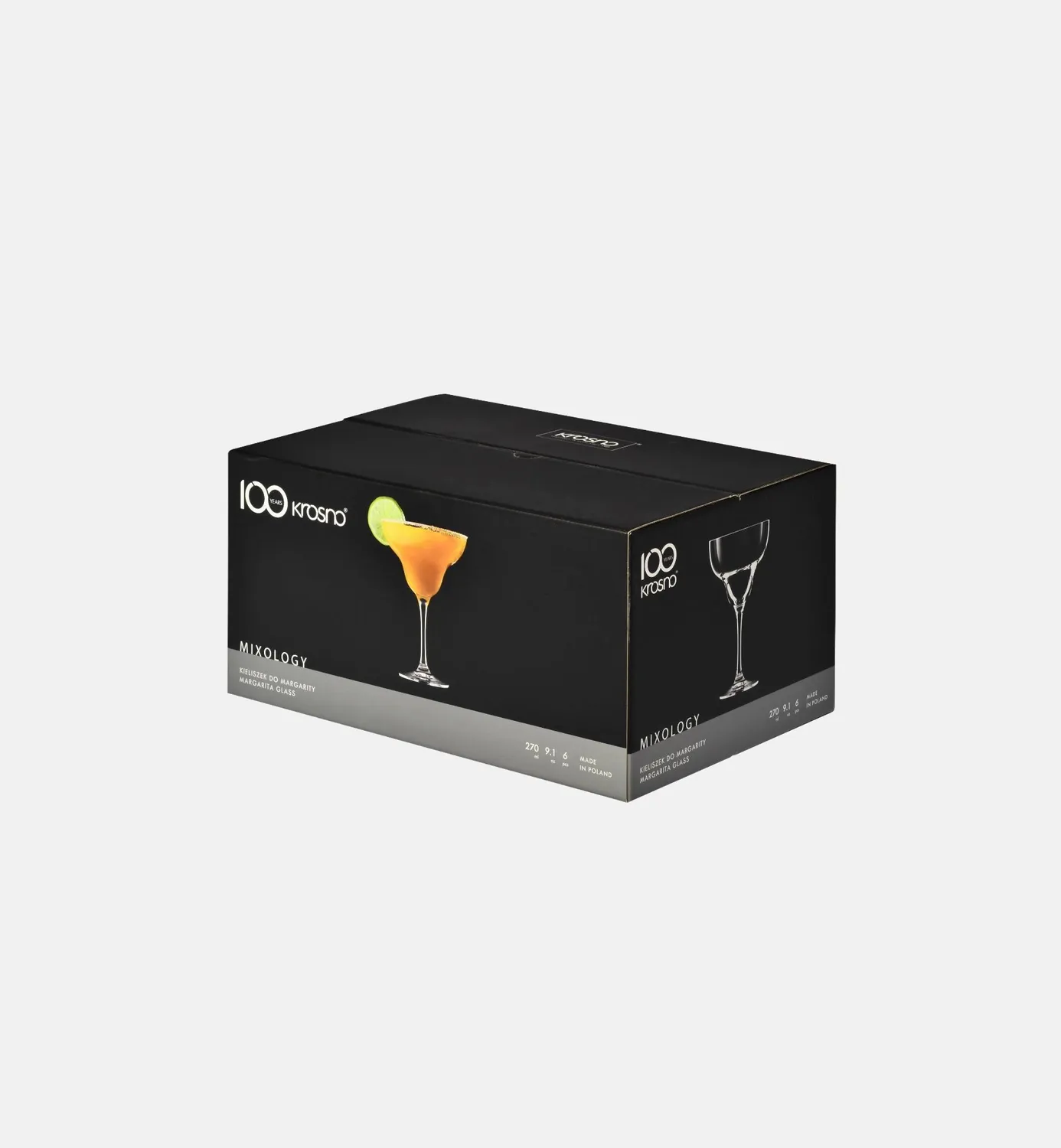 Krosno Margarita cocktailglas 270 ml krystalglas