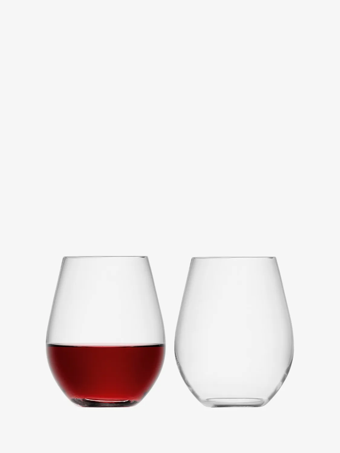 LSA Stemless Red Wine vinglas 2 stk buet