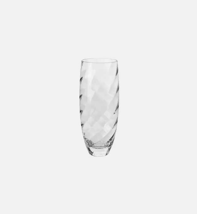 Krosno Romance vase 30 cm riflet klar