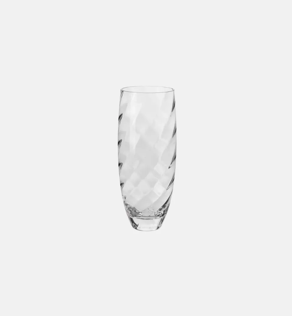 Krosno Romance vase 30 cm riflet klar