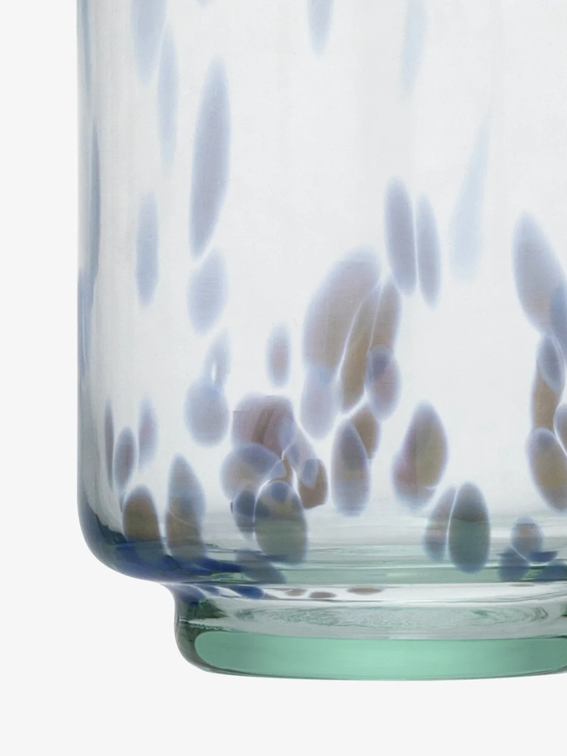 LSA Sea Glass tumblerglas 2 stk genbrugsglas spraglet