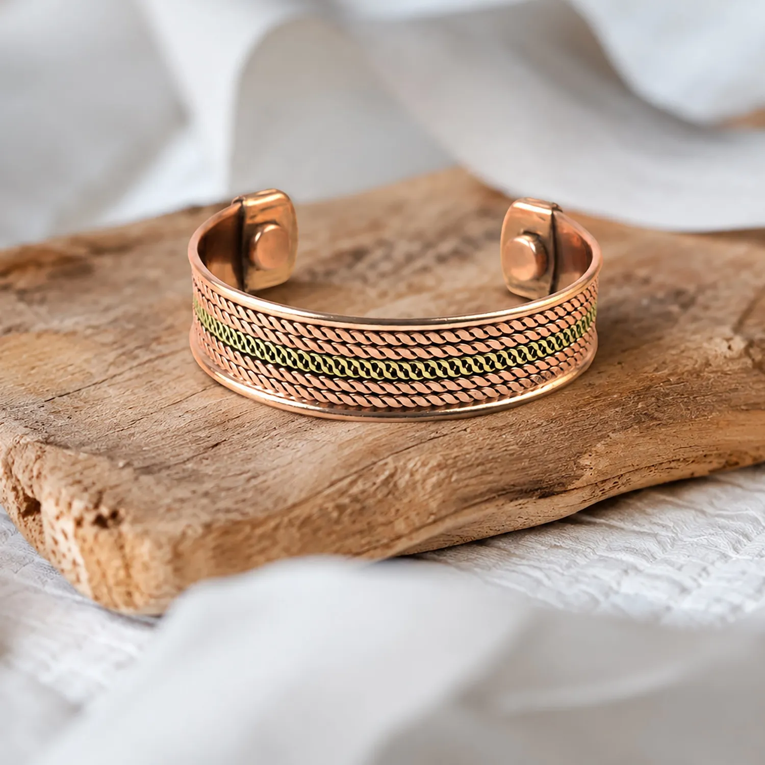 El'Cobre kobberarmbånd magnet Design 38 med pose