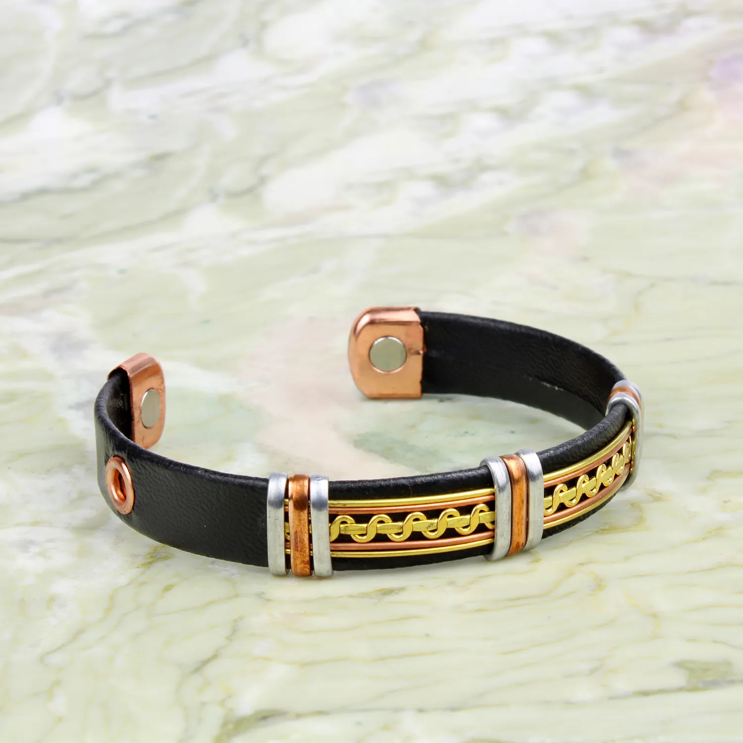 El'Cobre Design 55 let kobberarmbånd med magnet gaveæske