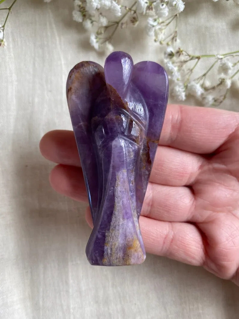 El'Cobre Amethyst Guardian Angel skytsengel 3,5 cm