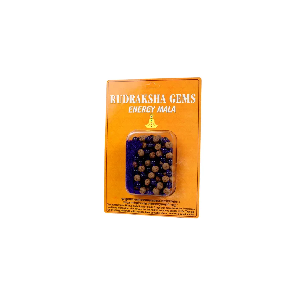 El'Cobre Rudraksha mala ametyst 108 perler