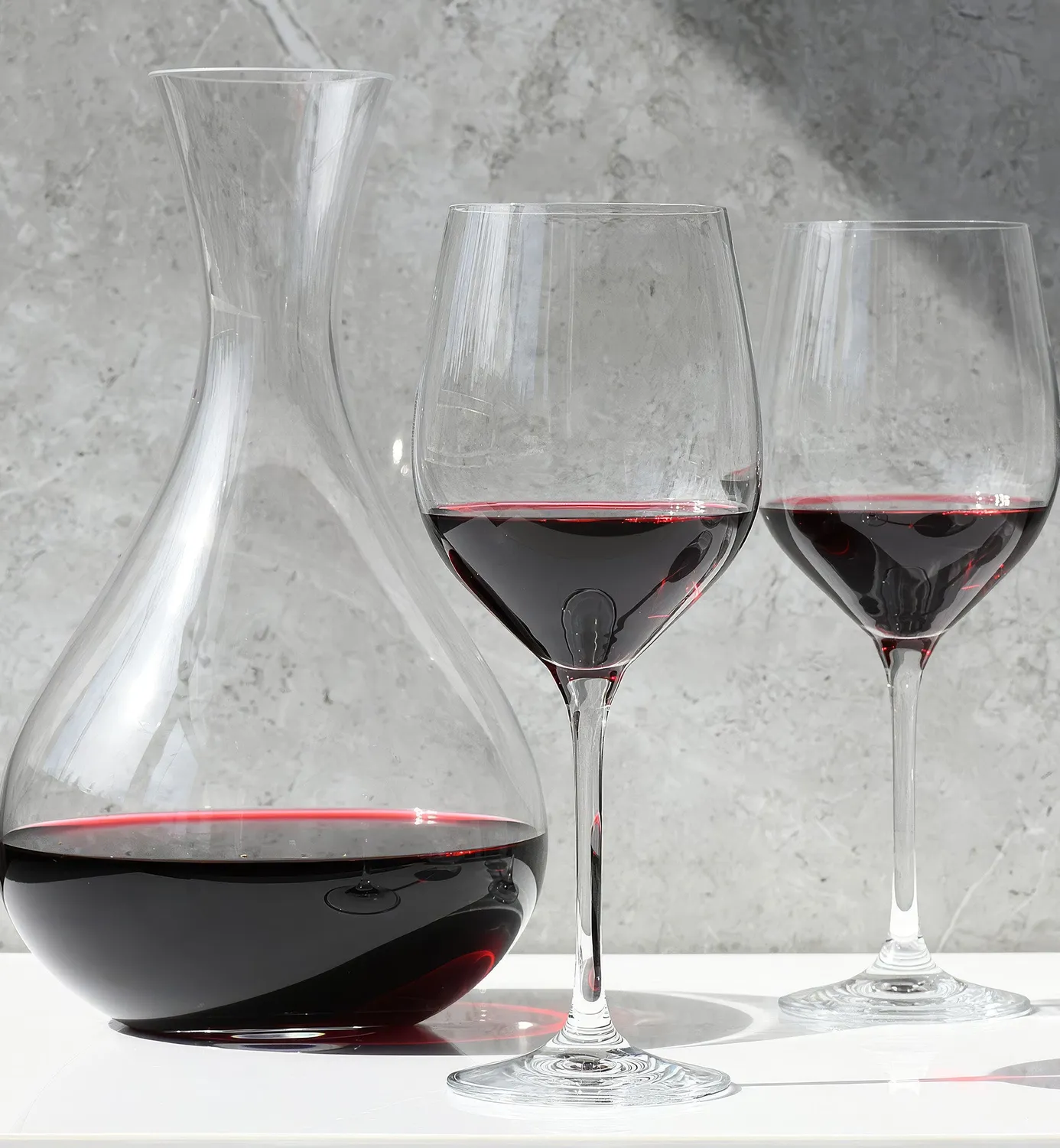 Krosno vinsæt 3 dele karaffel og glas krystal