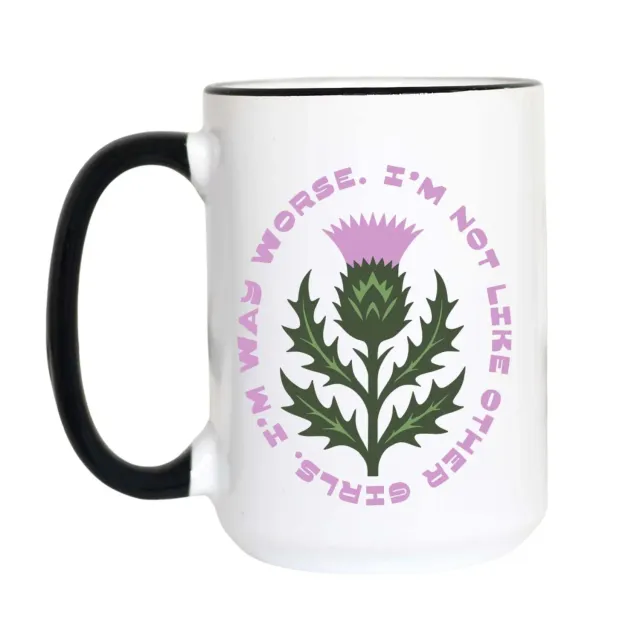 Mugsby Not Like Other Girls krus 325 ml hvid