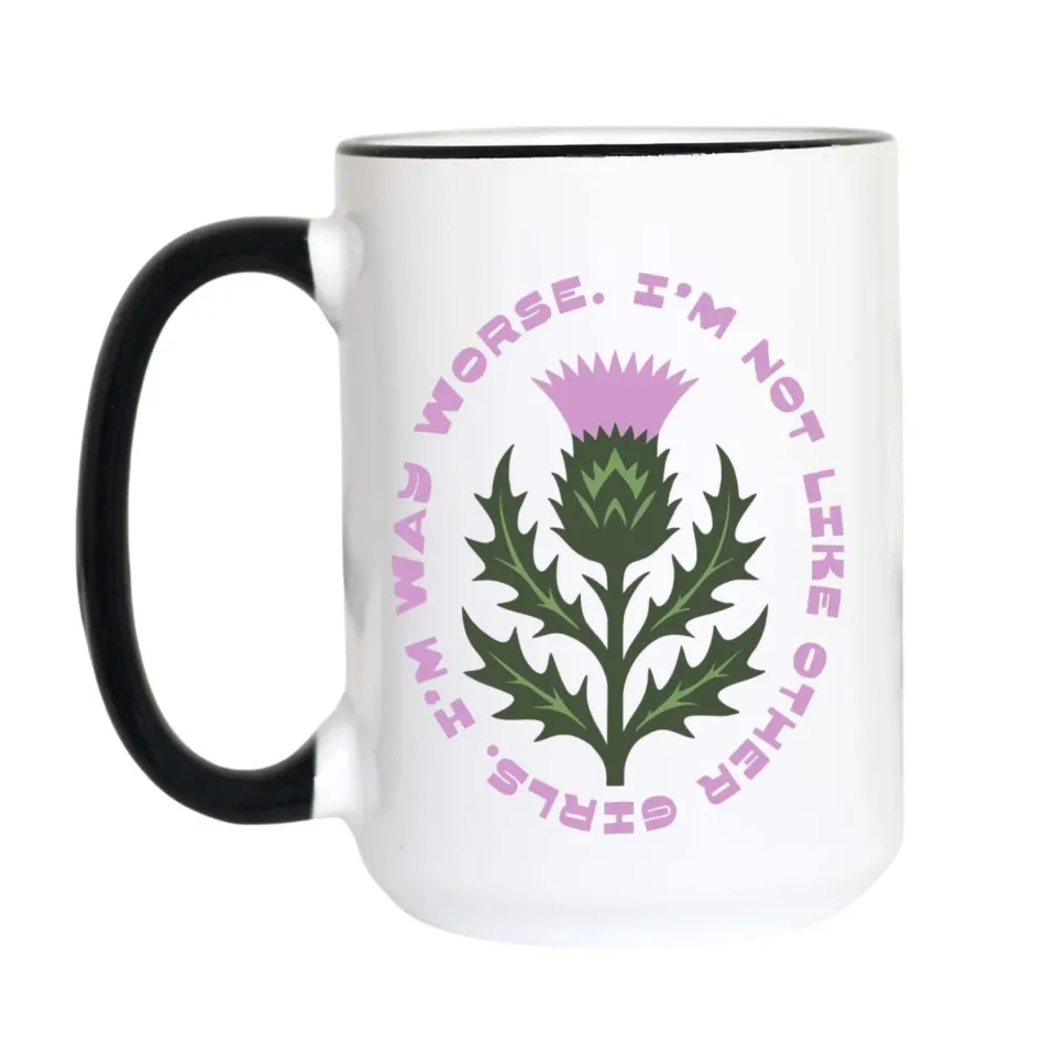 Mugsby Not Like Other Girls krus 325 ml hvid