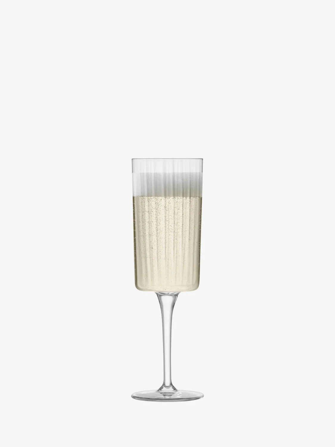 LSA Gio Line champagneglas 4 stk flute tekstureret