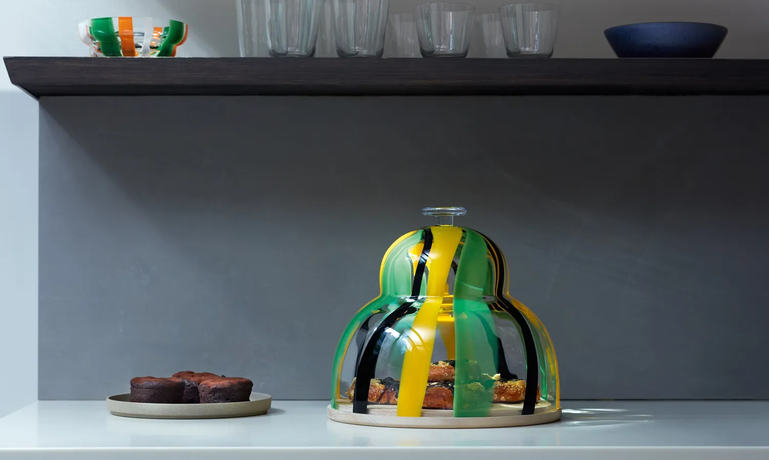 LSA Folk Dome & Ash Base osteklokke glas