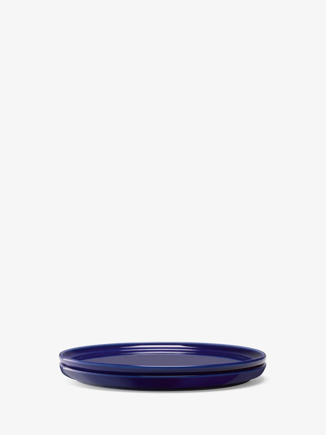 LSA Collective sidetallerken 2 stk cobalt porcelæn