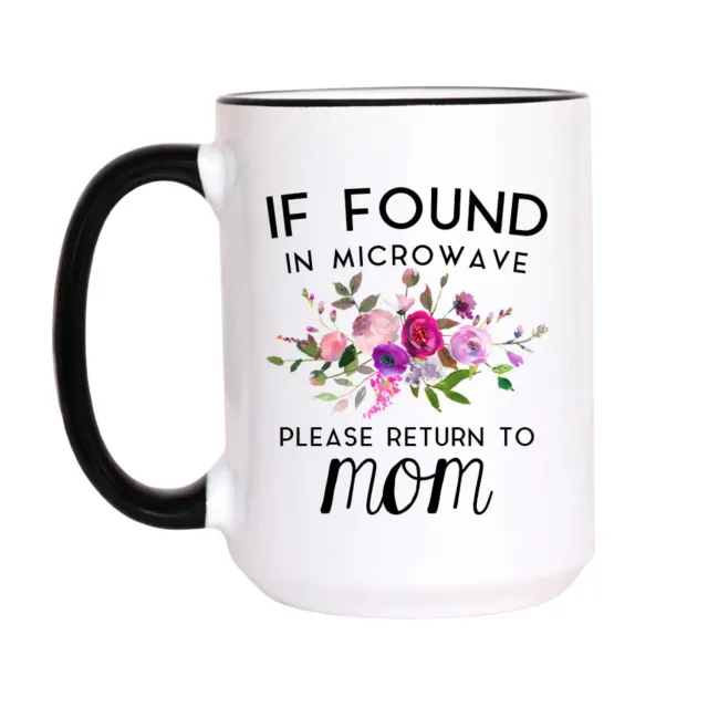 Mugsby If Found in Microwave krus 325 ml blomster