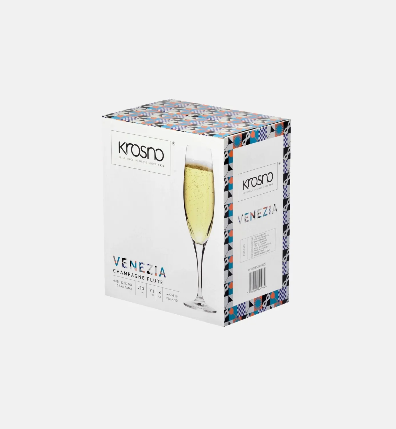 Krosno Venezia champagneglas 210 ml