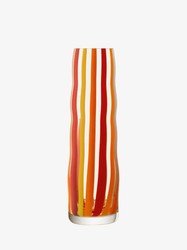 LSA Folk vase høj mundblæst glas