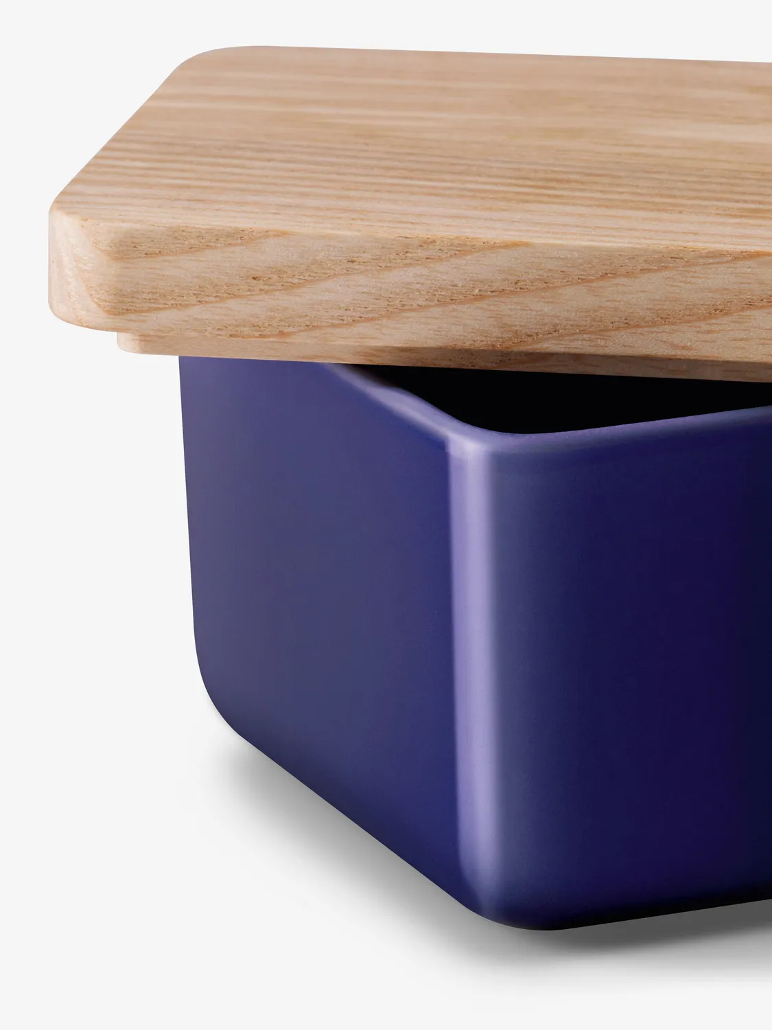 LSA Collective smørskål porcelæn vendbar askelåg