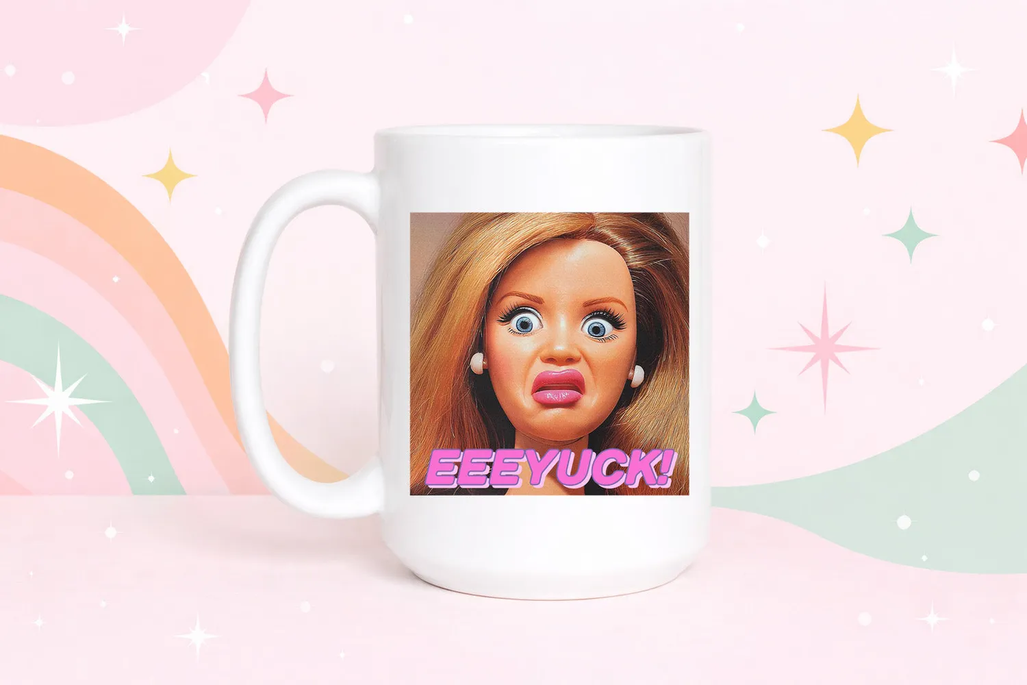 Mugsby Eeeyuck krus 11 oz hvid keramik meme