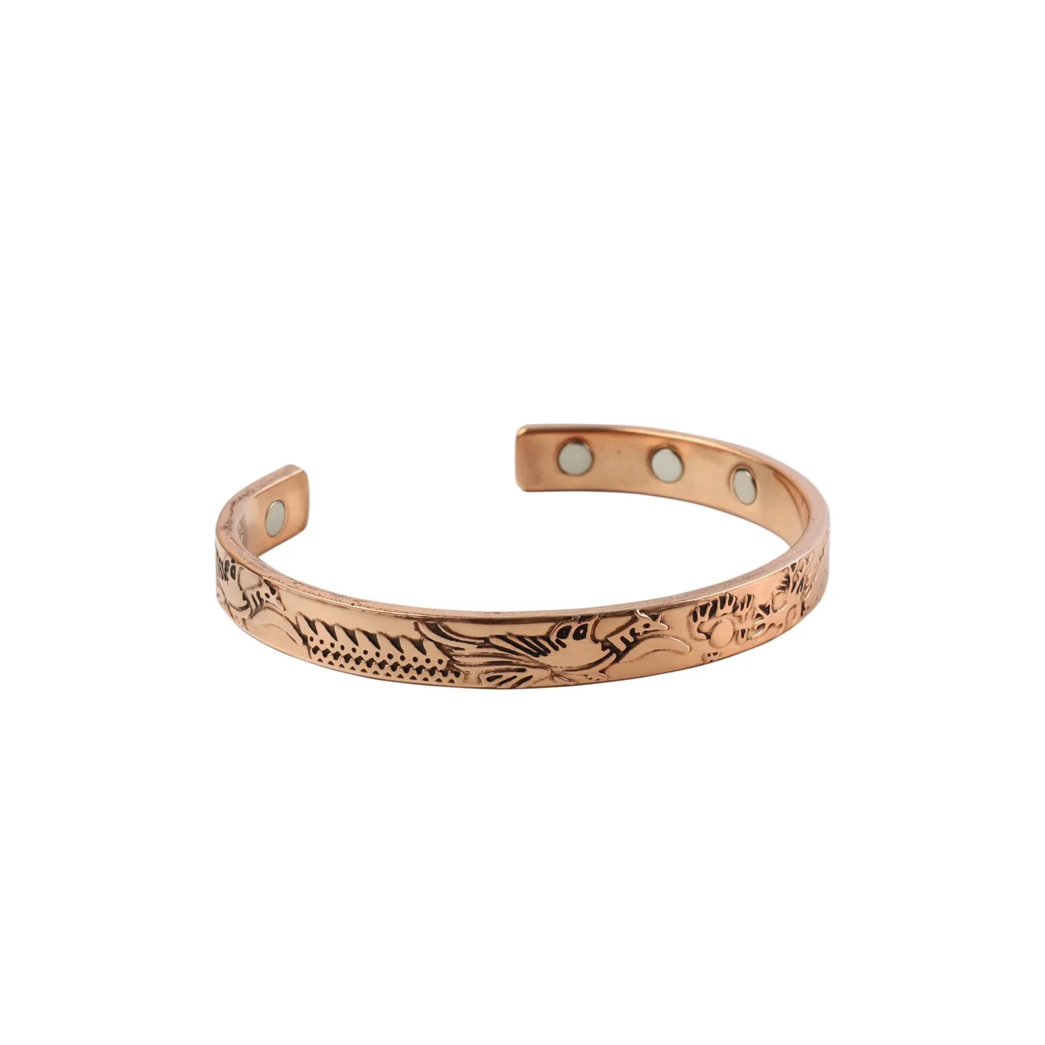 El'Cobre Design 74 kobberarmbånd flettet magnet gaveæske