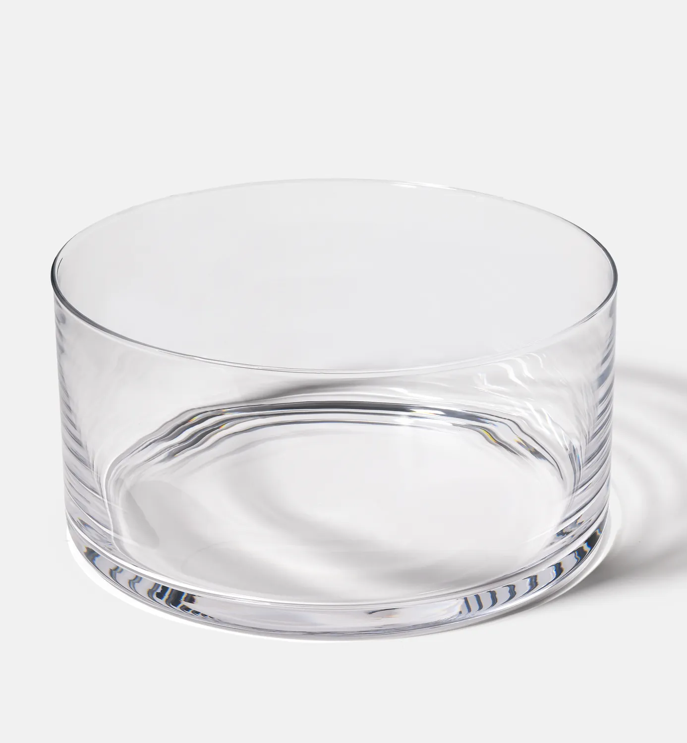 Krosno serveringsskål 24 cm klart glas håndformet