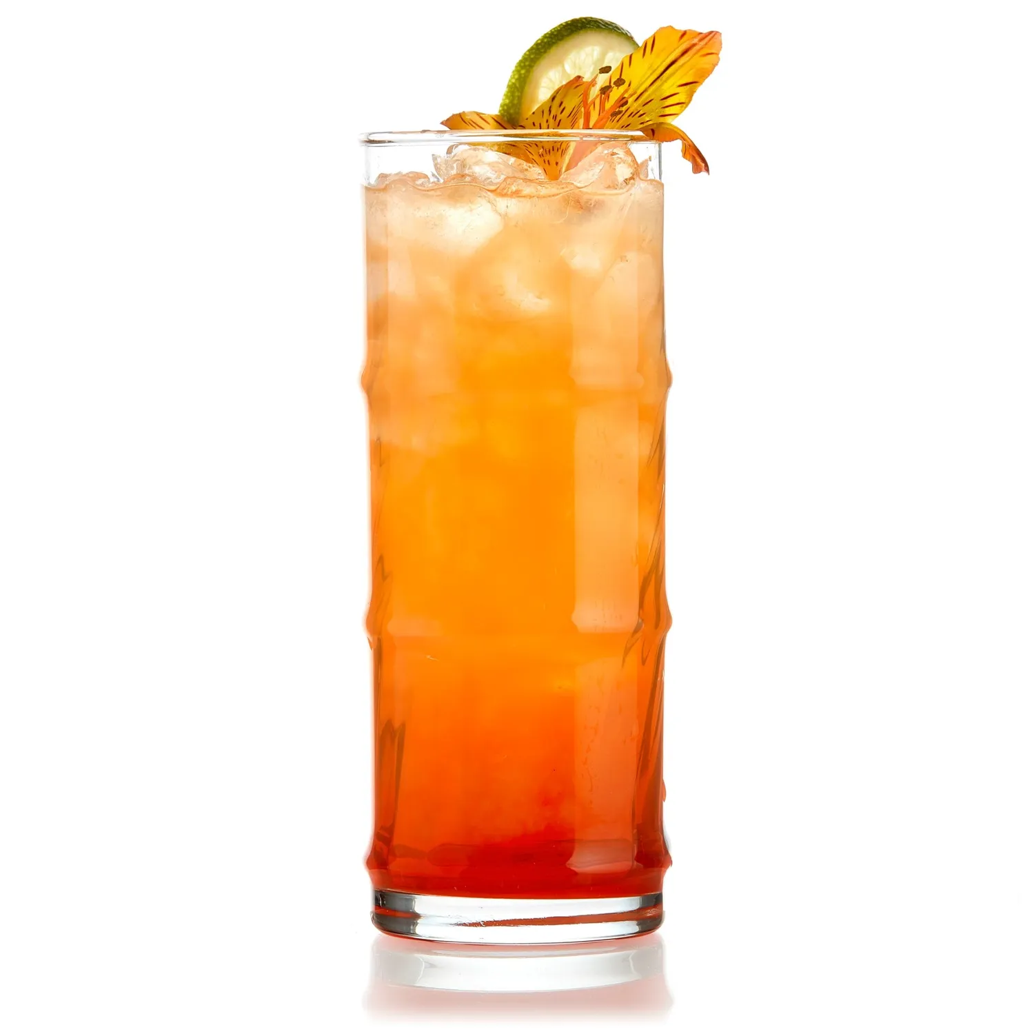 Libbey Tiki Bamboo Highball drikkeglas 4 stk 473 ml klart