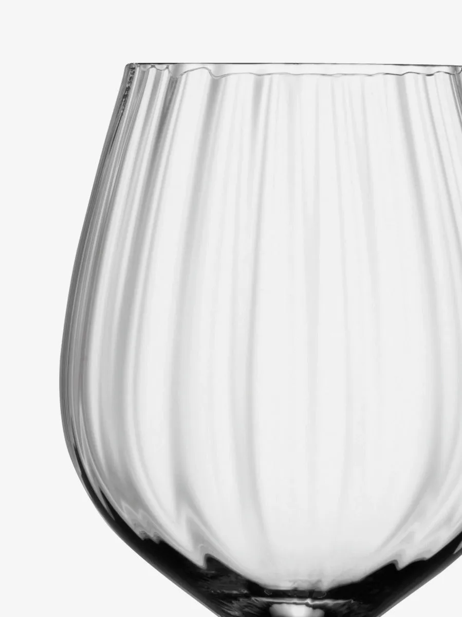 LSA Aurelia rødvinsglas 4 stk riflet