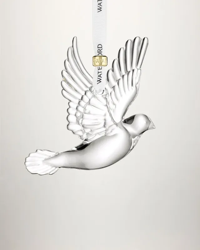 Waterford Dove Of Peace juleornament krystal
