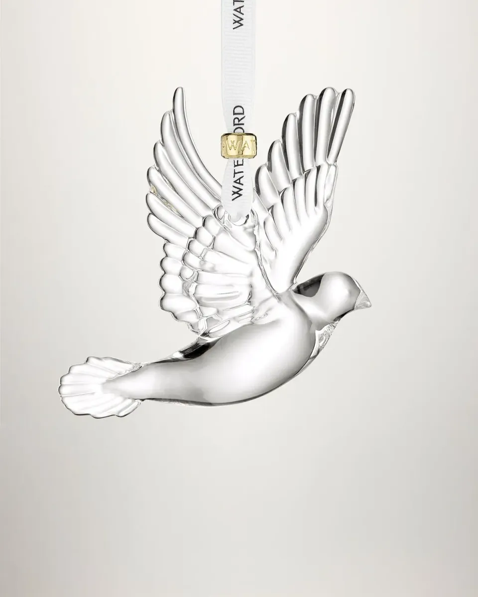 Waterford Dove Of Peace juleornament krystal