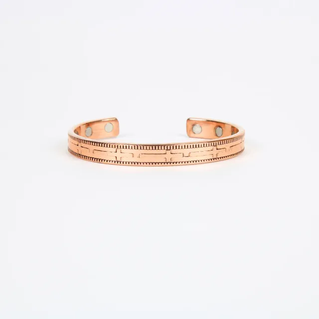 El'Cobre Design 30 kobberarmbånd med magnet og gaveæske